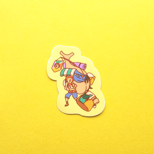 Beetle Merchant & Friend Sticker